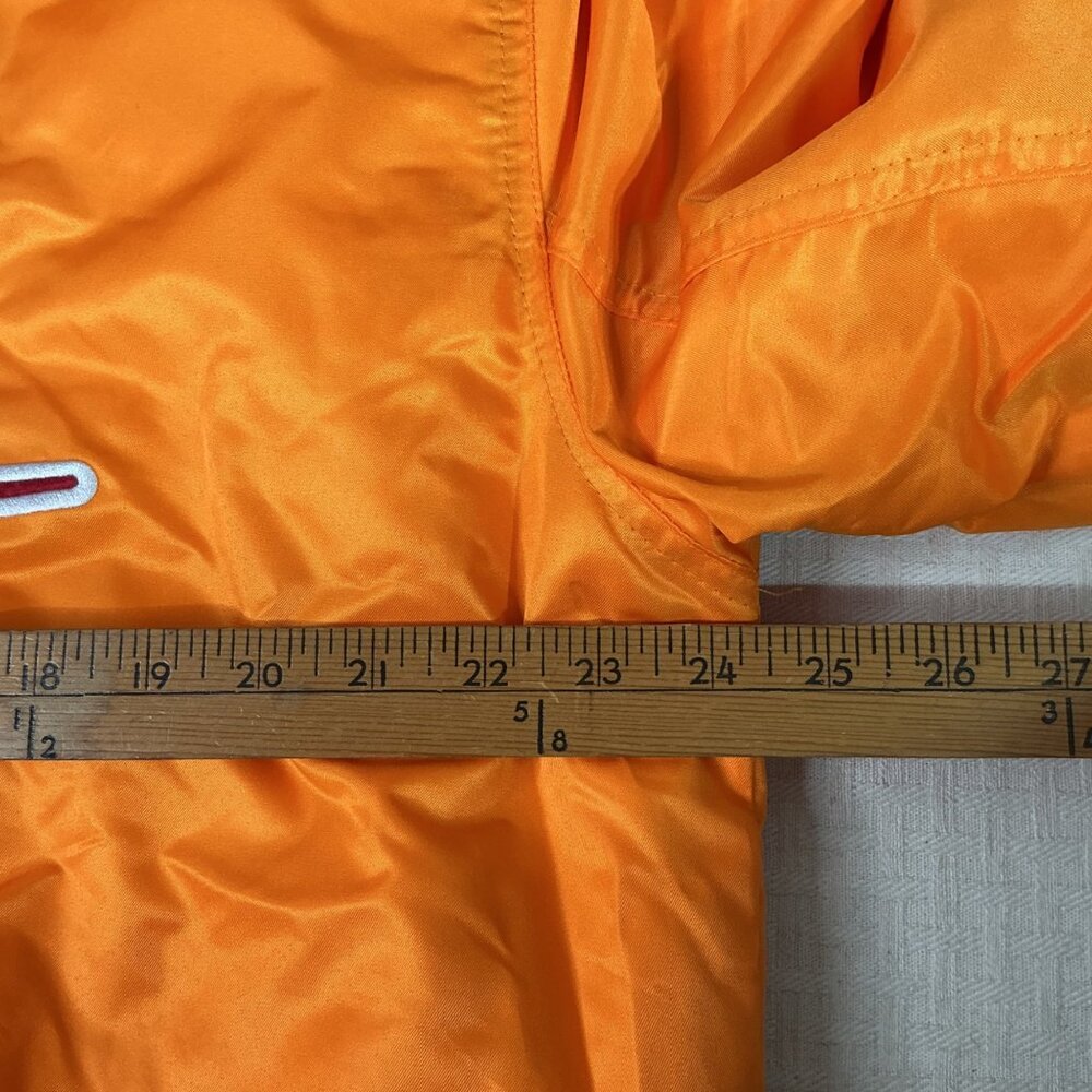 Tampa Bay Buccaneers NFL Ultra Game Mens Size Large Orange Satin Bomber Jacket - Picture 8 of 9